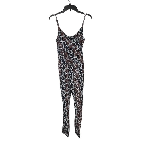 Veronica M Bias Tank Jumpsuit In Mikael Snake Reptile Print Women Size XS NWT‎ - Picture 1 of 8